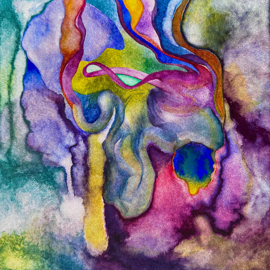 Afoot and Light-hearted, 10" x 10"