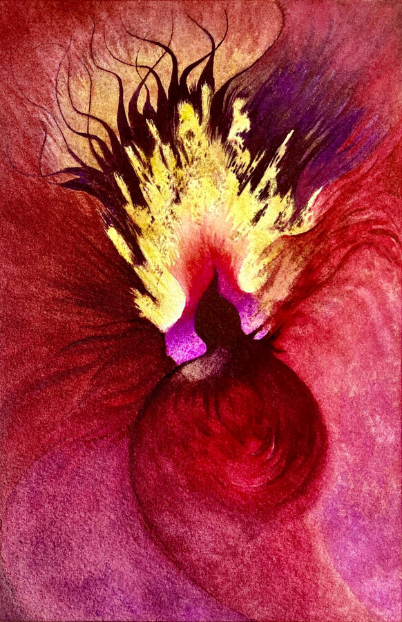 Sacred Light no. 2, 10" x 7"