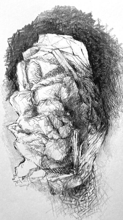 Untitled, 9" x 5.5"