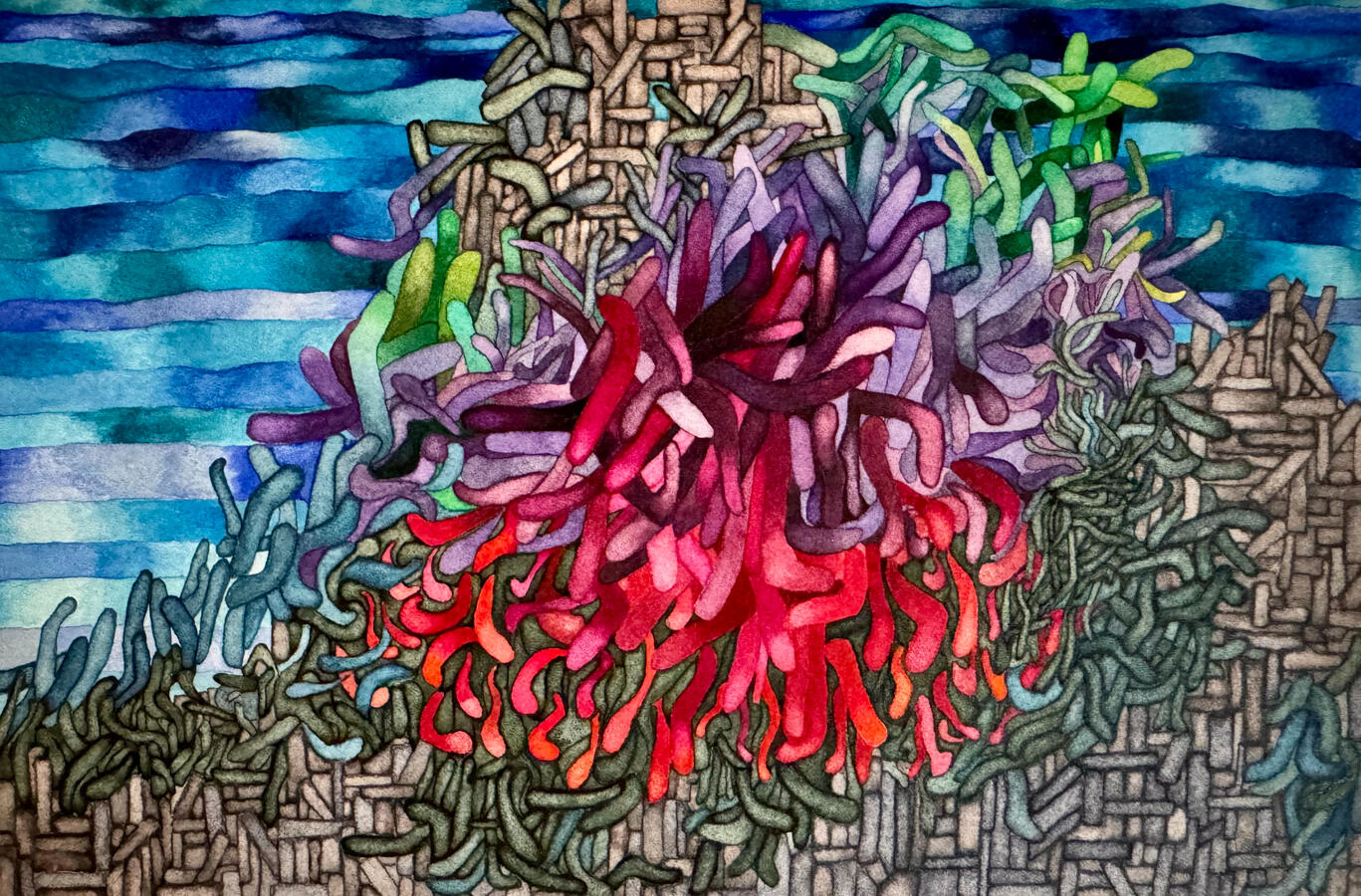 Excavation, 7" x 10"